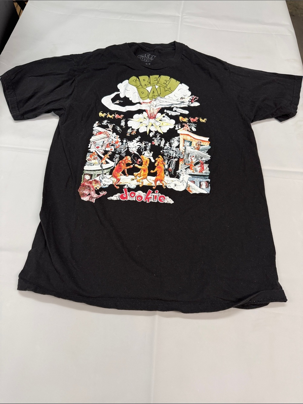 Green Day Dookie Graphic Tee - Black